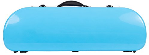 Geigenkoffer Glasfaser Street 4/4 sky blue M-Case + Notentasche