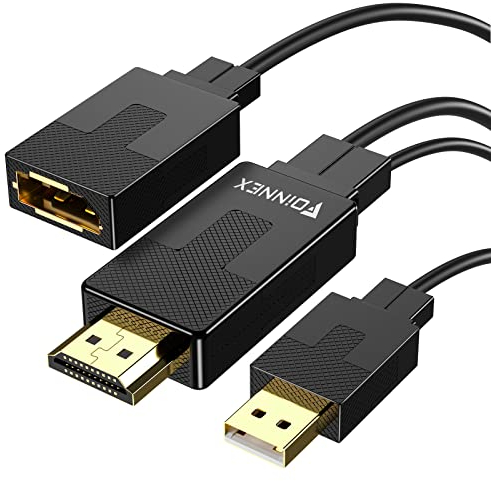 FOINNEX HDMI (High-Definition Multimedia Interface, High Definition Multimedia Interface) to DP (DisplayPort) Adapter