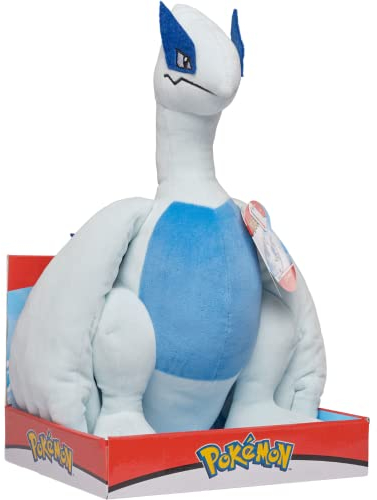 Pokemon Kuscheltier XXL Lugia 30 cm – Plüschtier – Neue 2023 – Plush - Offiziell Lizenziertes Spielzeug