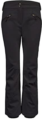killtec Damen Thônes Wmn Ski Sftshll Pnts Softshell Hose Mit Schneefang Thônes WMN Ski Sftshll PNTS A, schwarz, 46, 36410-000