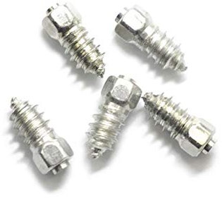 FHKBB Auto Schneekette, CHIZIYO Auto Styling 100PCS 12mm Reifen Bolzen Schraubenspitzen Winterreifen Schneeketten Spikes für LKW SUV Motorrad