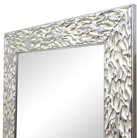 la fabrica del cuadro Espejo de Pared, Fabricado en España | Varios Tamaños y Colores | Ideal para Salón, Recibidor, Vestidor, Dormitorio y Baño. | (1038 Plata, 56x148 cm)