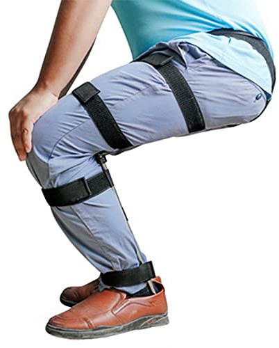 Adjustable Chairless Wearable Invisible Chair Portable Folding Outdoor Magic Fishing Stool Anytime, Anywhere Camping Folding Stool Concert Subway Bus Withstands 330Lbs by TOPIND（M）