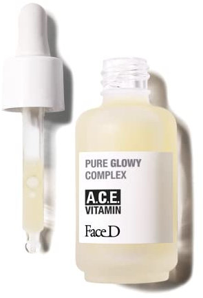 Face D - Pure Glowy Siero Viso con Vitamine A.C.E Antiossidante e Tonificante - 30ml