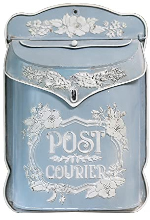 All Chic Post Box Mailbox Wall Mount Post Boxes For Outside Vintage Mailbox Mail Boxes/Wall Mount Outside Antique Style Garden Outdoor Decoration Crafts Flower Patter