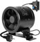 DUCTURBO Rohrventilator 125mm Regelbar, 280m³/h Inline-Kanalventilator Abluftventilator Ideal Rohrlüfter für Wachstumszelte, Belüftung und Abluftgebläs