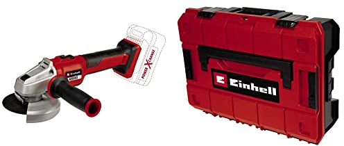 Einhell Professional Akku-Winkelschleifer AXXIO 18/115 Q Li-Solo Power X-Change (18 V, Ø 115 mm, 28 mm Schnitttiefe, Brushless, Quick-Fix-Nut, ohne Trennscheibe, ohne Akku, inkl. Koffer)