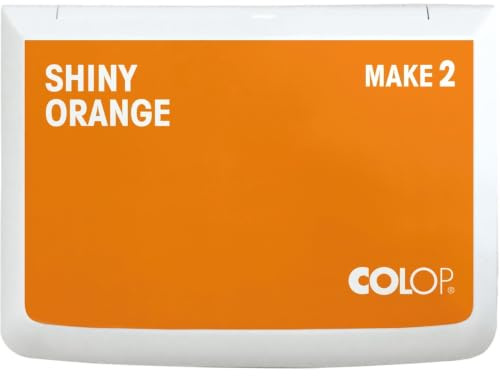 COLOP Timbri MAKE 2 arancione lucido, 70 x 110 mm, cuscino per timbri tradizionali e timbri creativi