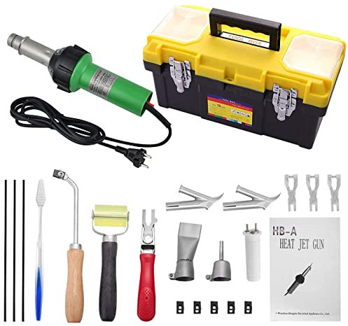 Pistola ad Aria Calda Professionale da 1600 W in PVC Portatile per Saldatore in plastica