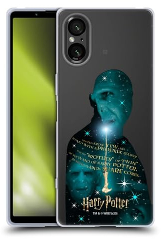 Head Case Designs Officially Licensed Harry Potter Voldemort Yew Wand Deathly Hallows XXXVIII Soft Gel Case Compatible With Sony Xperia 5 V 5G