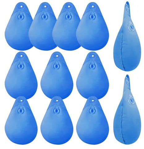 Pool Water Bags - 12 Pack Heavy Duty Waterproof Pool Cover Weights | Cold Resistant Water Bags for Inground and Ground Pools, Durabl Pool Cover Anchors