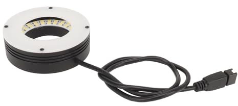 Tbest LED Rings Light, High Brightness Uniform Lighting Lip on Light Kit for Industry Stereo Microscope Camera