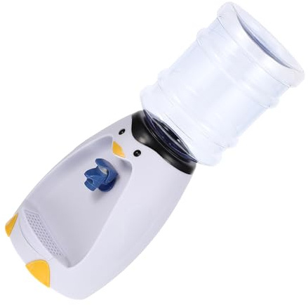 TOPPERFUN Miniatur Wasserspender aus Kunststoff 200ml für Zuhause und Outdoor ohne Stromversorgung Tragbarer Pinguin Getränkeautomat im Cartoon Design Zufällige Farbe