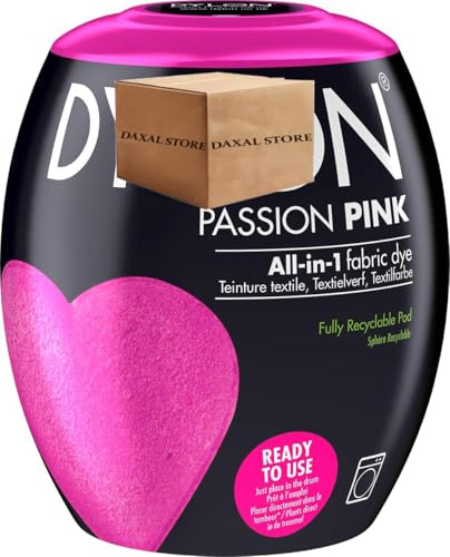 Dylan Washing Machine Fabric Dye Pod for Clothes Passion Pink 350g