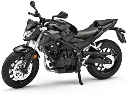 Motorcykel Miniatyrmodell Samlarobjekt 1:12 För CB400F CB 400F CB400 F Motorcykelmodell racerbil simulerad bil(Svart)