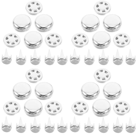 WRITWAA 200 Metall Ersatzknöpfe 13mm für Baseball- und Schirmmützen Robuste Aluminiumknöpfe für Hutreparatur und Selbstgemacht Allgemein Kompatibel für Outdoor und Freizeit