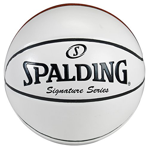 Spalding Signature Series Autogramm-Basketball, Kunstleder, 58 cm L x 58 cm B x 62 cm H
