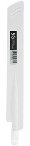 Antena WiFi, 12DBI de Alta Ganancia 5G SMA Antena Omnidireccional de Enrutador de Módem de Largo Alcance Antena Externa de Banda Completa para Enrutadores de Monitoreo Inalámbrico(Blanco)