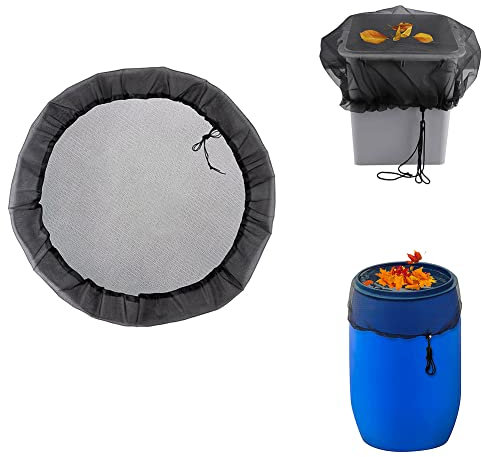 ZYWUOY Red de agua, 5 unidades, 60 cm, cubierta de barril de agua, tapa de protección para jardín al aire libre, cubos de lluvia