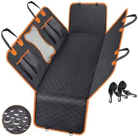 VELOMY Hundedecke für Auto Rückbank,für GWM WEY 05. Hundehängematte mit Netzfenster, langlebig, wasserdicht, Kratzfest, rutschfest