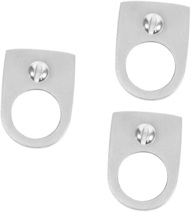 TOYANDONA 3pcs Finger Catapult Ring Stainless Steel Sling Shot Band Frameless Ring Safe for Outdoor Activities