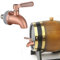 Wine Faucet 304 Stainless Steel Beverage Dispenser Spigots Replacement for Juice Special Faucet Connection Drink Kegs(Brushed rose gold（16mm）)
