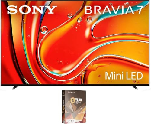 Sony K65XR70 65 Inch 4K Bravia LCD Mini LED Full Array HDR Google TV with 3 Year Amber Protection Plan (2024)