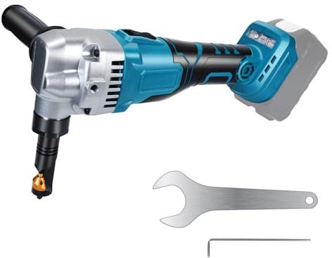 Cordless Metal Nibbler Compatible with Makita 18V Battery, 950W Brushless Electric Metal Shear with Auxiliary Grip and Rotatable Head for Cutting 1.6mm Steel Plate (No Battery)