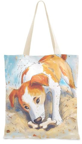 WDdZzyy Canvas-Tragetasche mit Hundeknochen, coole Geschenke für Freundinnen, Großpackung, Hundeknochen, 1 size