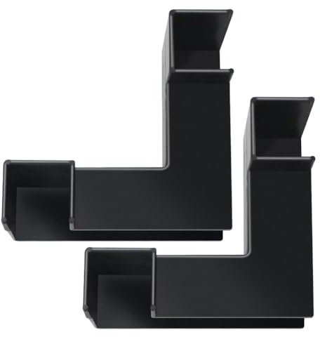 Reinscer 2PCS Shrimp Cave Aquarium Tunnel Shrimp Hides for Aquarium Corner Aquarium Cave Corner Fish Tank Decorations