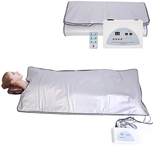 FBJAMZ Couverture de Sauna Infrarouge lointain,Couverture Amincissante Portable,Machine de thérapie de désintoxication de Sauna de Perte de Poids, pour détoxifier la beauté