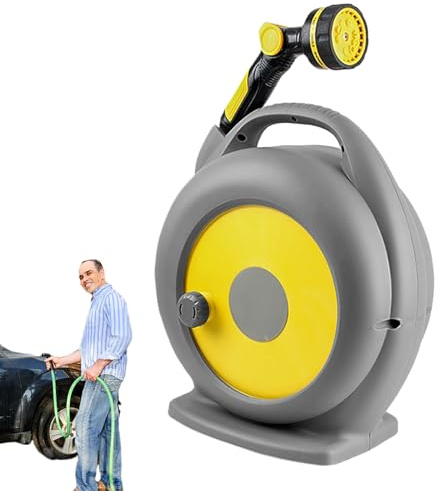 Pulverizador de jardín – Fuerte presión de Agua, 10 Niveles Ajustable, Dispositivo de riego Multifuncional para Pared, Coche, terraza