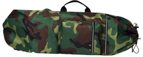 Milageto Longboard-Tragetasche, Skateboard-Rucksack, wasserdicht, Oxford-Stoff, elektrische Skateboard-Handtasche mit Kordelzug, Umhängetasche, Grün 113cmx40cm