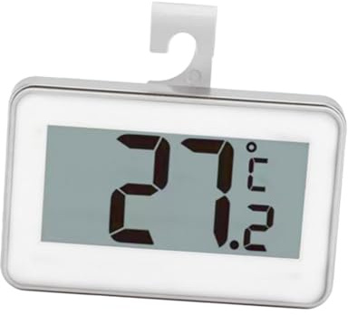 WHAMVOX Termometro per Frigorifero e Congelatore Alta Precisione Display Chiaro Montaggio Semplice Temperatura per Conservazione Alimenti