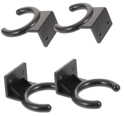 Cabilock 4 Stück Mikrofonhalter aus Kunststoff Leichter Mikrofon Wandhalter mit 33mm Innendurchmesser Sicherer Halt für Mikrofone im Konferenzraum oder Hotel