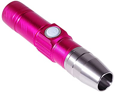 Pongnas Torcia LED per Unghie, Asciuga Unghie Portatile Ricaricabile con Ricarica USB e Design Antiscivolo, per L'asciugatura del Gel per Unghie e la Nail Art Professionale (rosso)