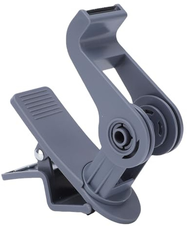 Fafeicy Desktop Tape Dispenser Adjustable Craft Tape Dispenser Table Clamp Tabletop Gift Wrapping Tool for Holiday Projects Crafting (Gray)