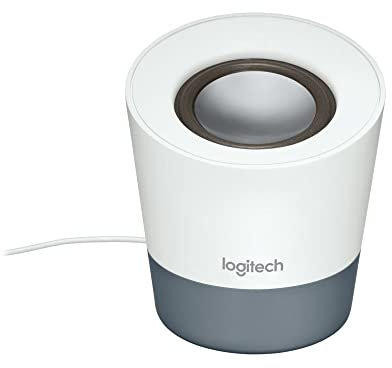 Logitech Multimedia Speaker Z50 for Smartphone, Tablet and Laptop – Grey, 4.2 x 3.9 x 3.9