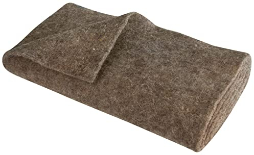 Windhager Winterschutz für Pflanzen, Schafwoll-Filzmatte, 200 x 38 cm, 300 g/m², Grau, 06040