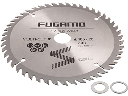 Volkers HM Kreissägeblatt Ø 185 x 20/16 mm 48 Zähne für Hart- und Holzwerkstoff Spannplatte