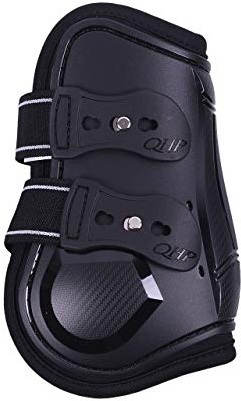 ARBO-INOX - Streichkappen - Schnellverschluss - Airflow-Neoprenfutter - anatomisch geformt (Cob Vollblut, Schwarz)
