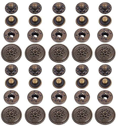 20sätze Antike Bronze Geldbörse Druckknopf Aus Zinklegierung Retro Cartoon Schnappverschluss Für Diy Taschenaccessoires Und Handwerksprojekte