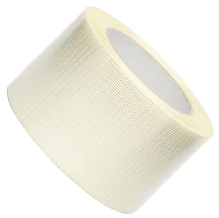 Perfeclan Leinwand-Reparaturband, Markisenstoff-Reparaturband, verstärktes Fiberglas-Planen-Reparaturband für Leinwand-Verbesserungsplanen, 10mx8cm