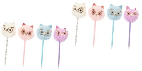 EXCEART 8pcs Modamissy Multi Pens Smooth Writing Pen Owl for Girls Boys Students Teachers