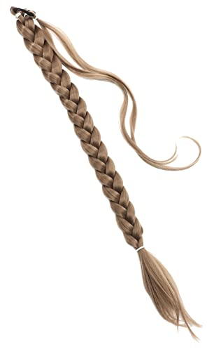 BELLIFFY Geflochtene Pferdeschwanzverlängerung Mit Haargummi Haarverlängerung Für Frauen Und Mädchen Zum Flechten Langer Pferdeschwanzfrisuren Geeignet Für Täglichen Gebrauch Und Partys