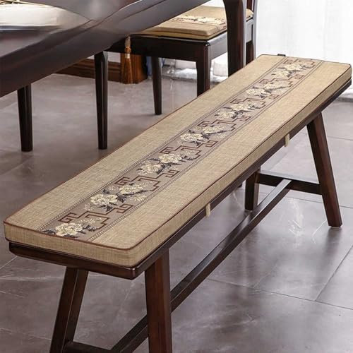 YSZBD Bankkissen Bankauflage、Sitzauflage Bank Innen、Sitzkissen Bank Innen rutschfest、Sitzbank Polsterung、Sitzkissen FüR Bank Esszimmer、Sitzpolster Bank Bierbank(#4,30x180cm)