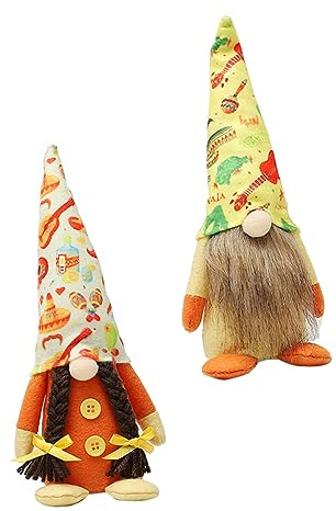 Alipis Karnevalspuppe 2 Stücke Stoffpuppen ohne Gesicht Dekorative Puppen für Party Dekoration Schöne Puppen für Festlichkeiten Stoffpuppen Deko