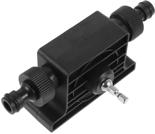 Housoutil Hand Drill Water Pump Electric Drill Powered Fluid Transfer Pump for Garden Watering and Aquarium Maintenance