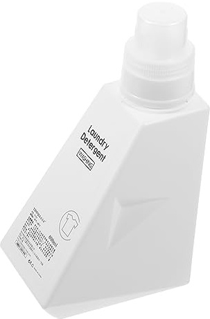 Garneck Detergente Práctico Ropa Dispensador para Líquido en de 800ml y Diseño Sellado Plástico Blanco para Dosificación y Uso Lavandería