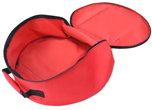 GLEAVI Drum 13/14 Tragbare Tasche Oxford Snare Stoff in Tragbar Rot Instruments Zoll Handlich Effektiven Schutz des für Outdoor Einsatz